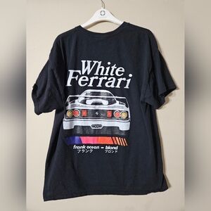 Frank Ocean Blond White Ferrari Tshirt XL